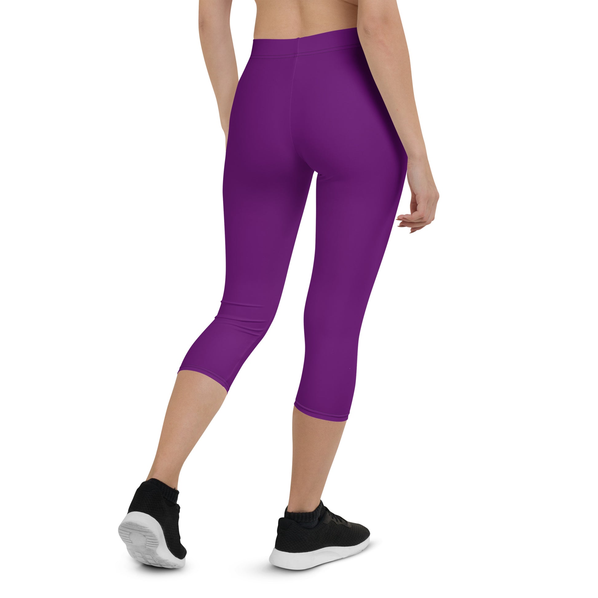 Grape Royale FLAKOUT Sport Women's Capri Leggings - FLAKOUT