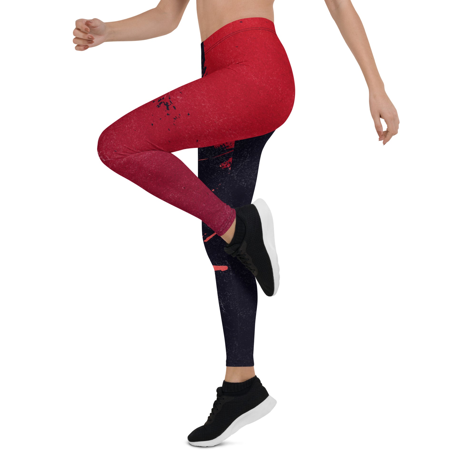 Leggings Red Black Crush - FLAKOUT