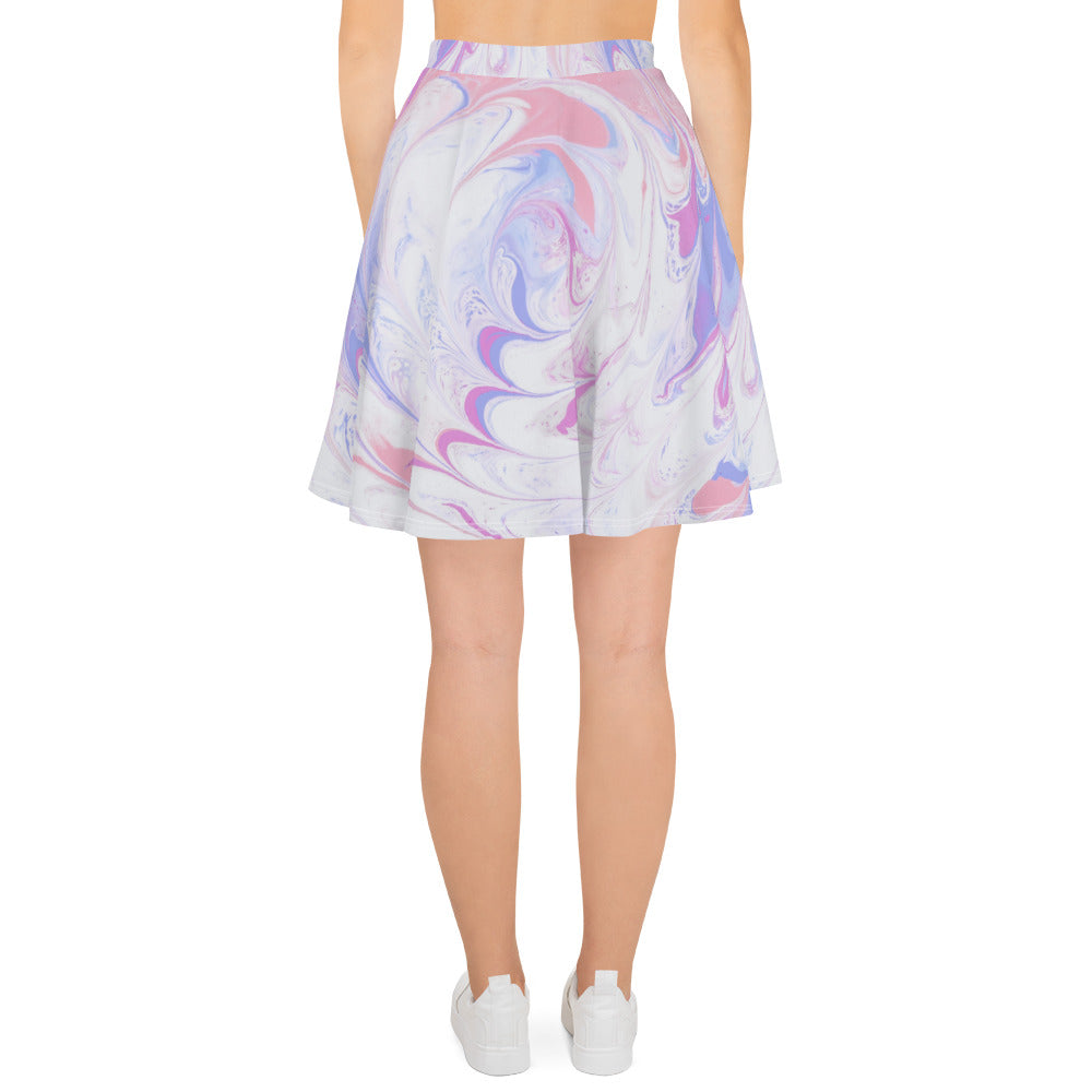 Fluid Colors Flair Women's Skater Skirt - FLAKOUT