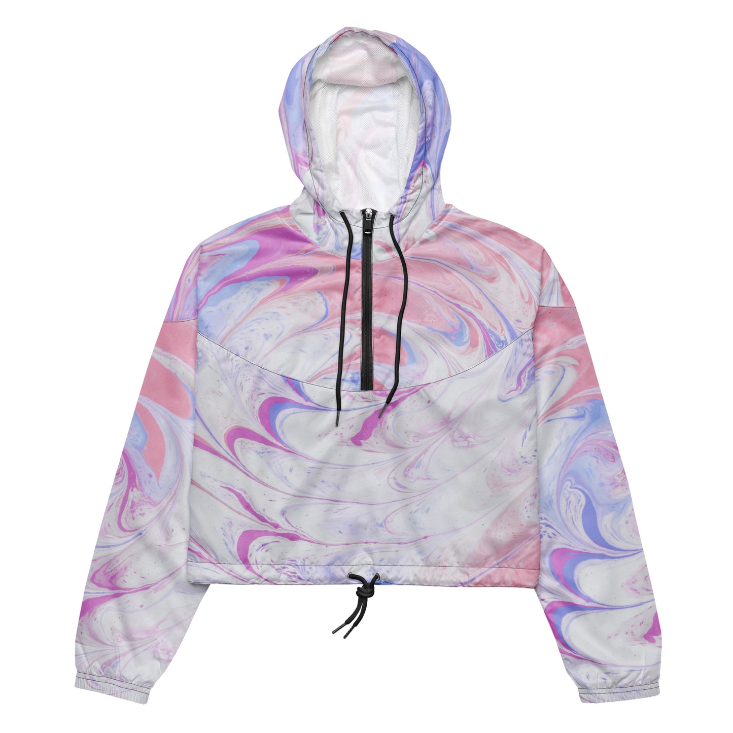 Fluid Colors Flair Women’s Cropped Windbreaker - FLAKOUT