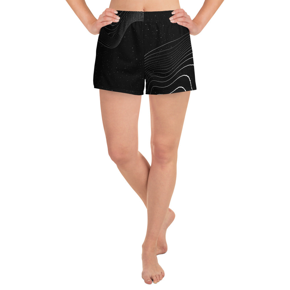 Noir Stripes Athletic Shorts - FLAKOUT