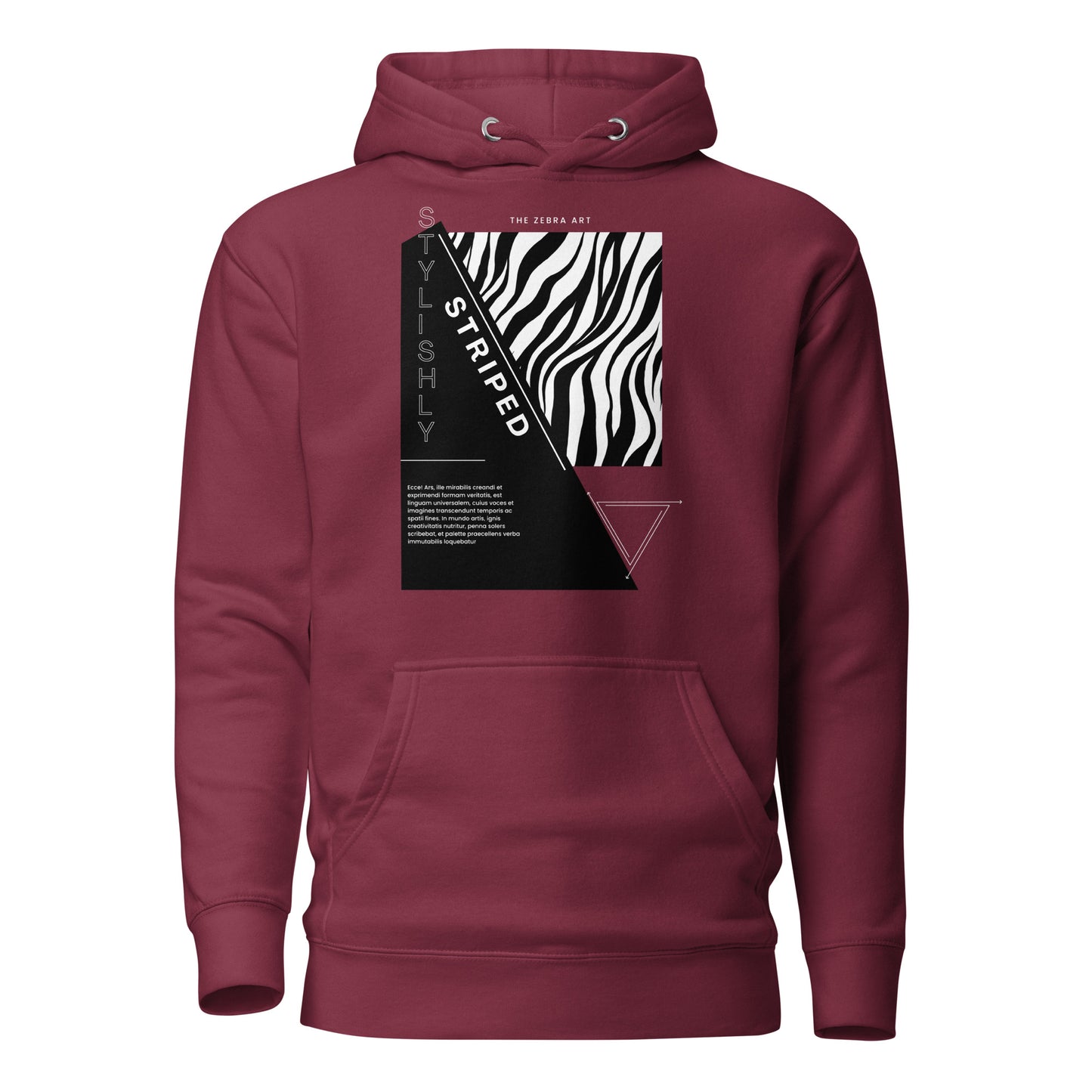 The Zebra Art Unisex Hoodie - FLAKOUT