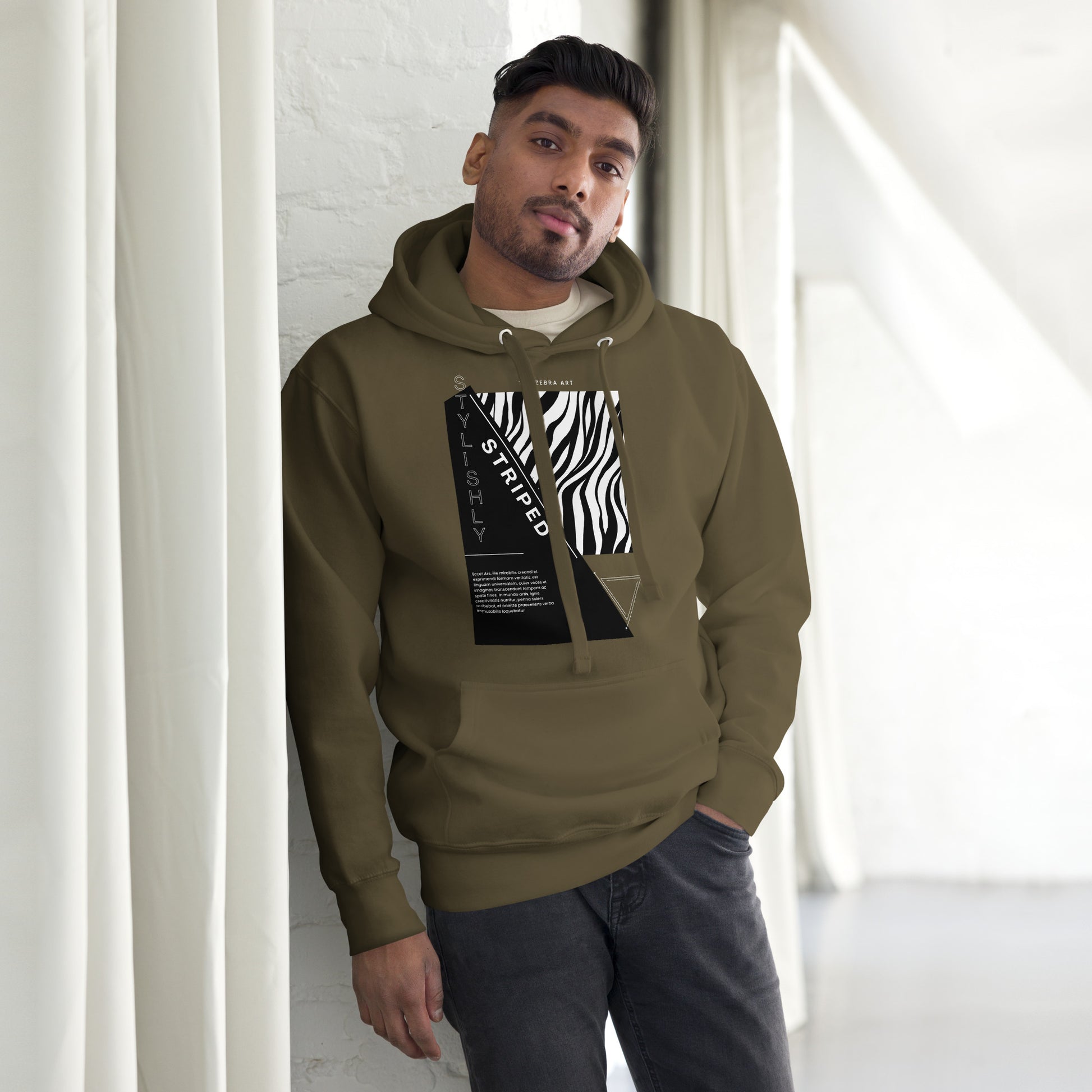 The Zebra Art Unisex Hoodie - FLAKOUT