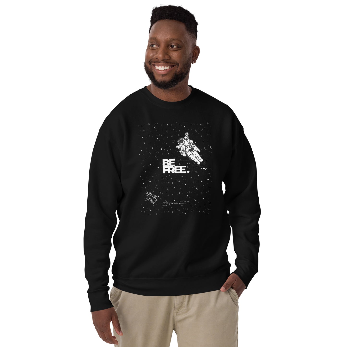 Be Free On Outer Orbit Sweatshirt - FLAKOUT