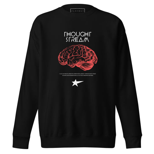 Thought Stream Unisex Fleece Sweatshirt - FLAKOUT