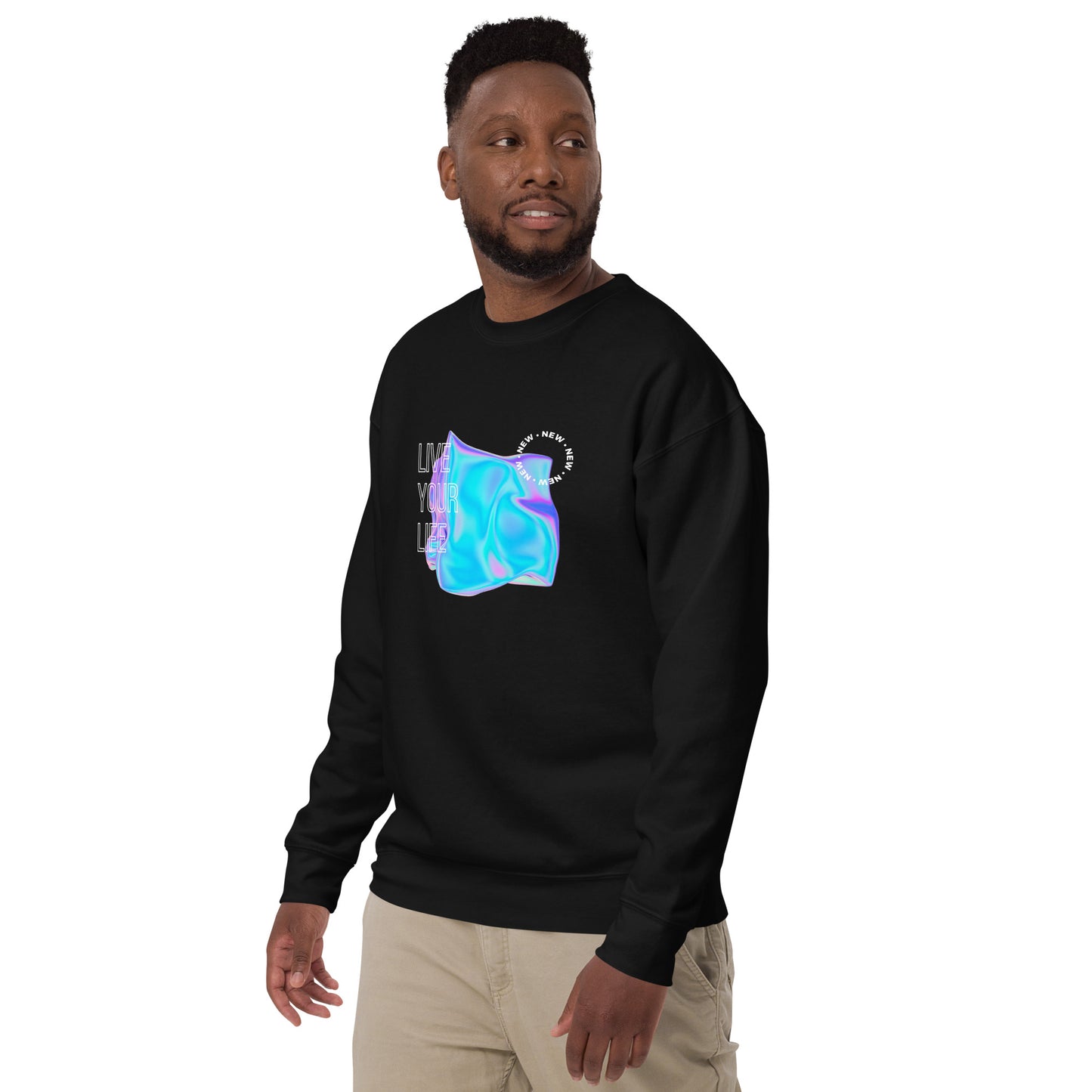 Vivid Existence Live Your Life Sweatshirt - FLAKOUT