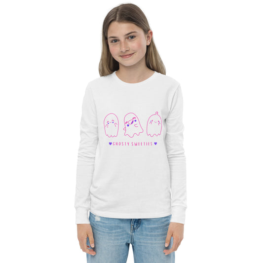 Ghosty Sweeties Girl's Long Sleeve Tee - FLAKOUT