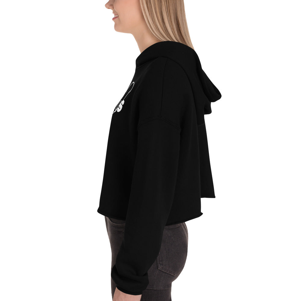 Gorgeous Opulent Allure Women's Crop Hoodie - FLAKOUT